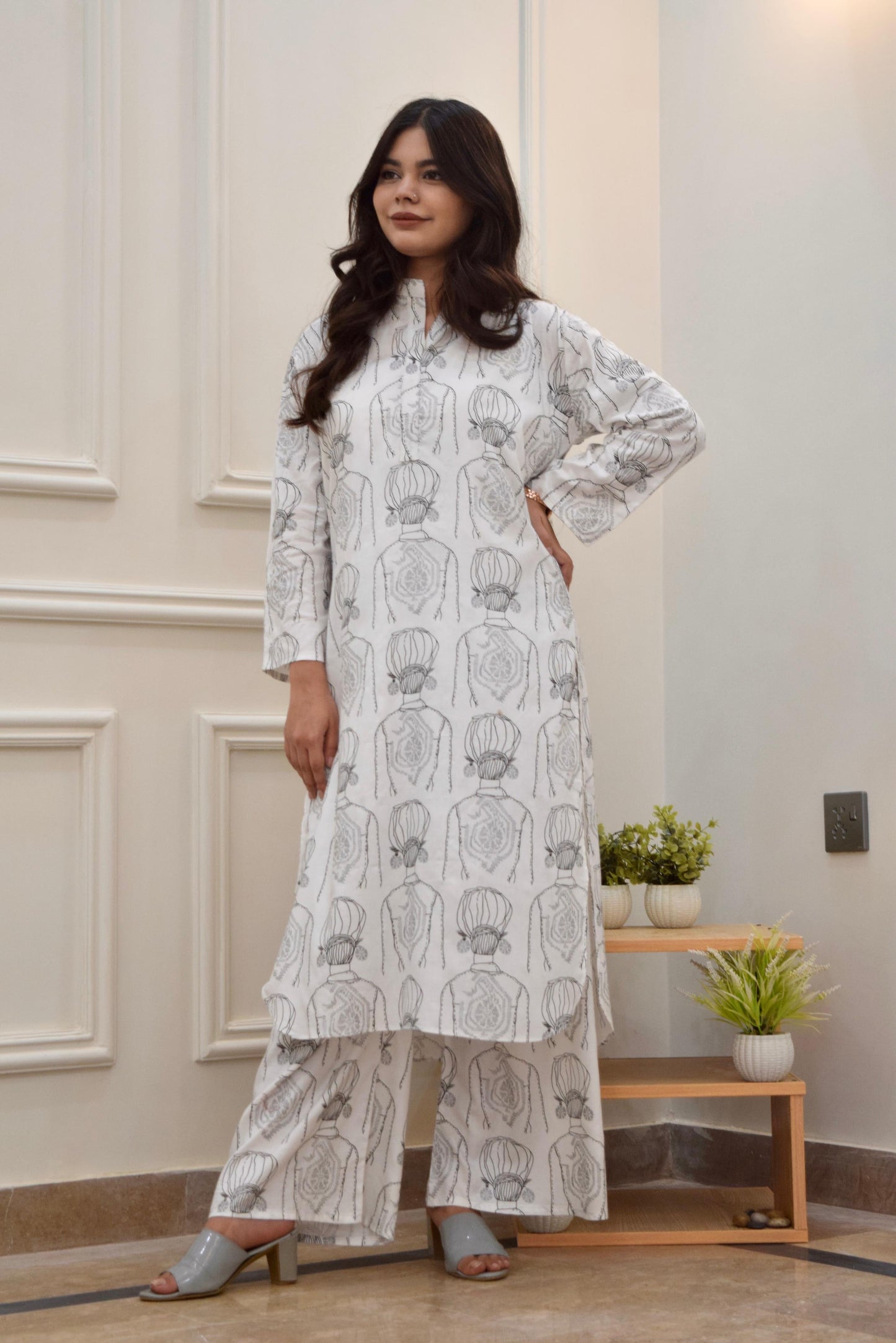 Noori -2pc Long Lenght -Premium Linen 2pc